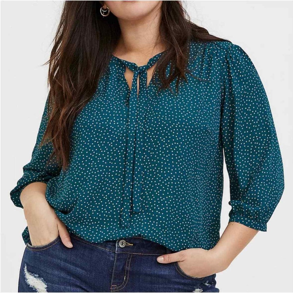 Georgette Tie Blouse